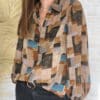 Chemise Nina à motifs taupe – Image 6