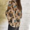 Chemise Nina à motifs taupe – Image 4
