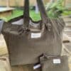 Pochette en velours kaki Marcel et Lily – Image 2