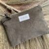 Pochette en velours kaki Marcel et Lily – Image 3