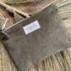 Pochette en velours kaki Marcel et Lily – Image 7