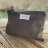 Pochette en velours kaki Marcel et Lily – Image 4