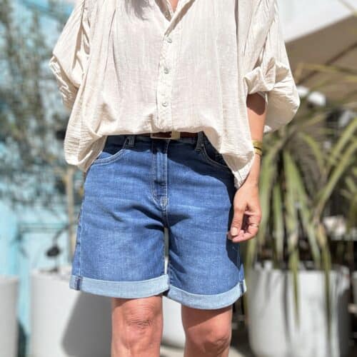 short en jean Gabin