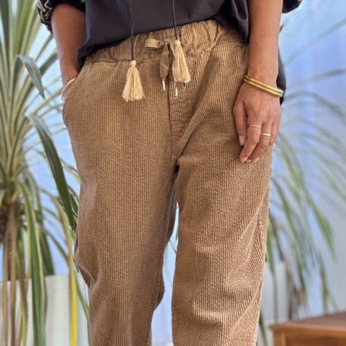 pantalon en velours Lionel