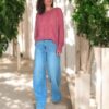 Pull Suzette ajouré bramboise – Image 2