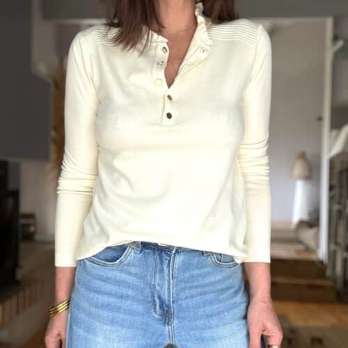 Pull Denice écru