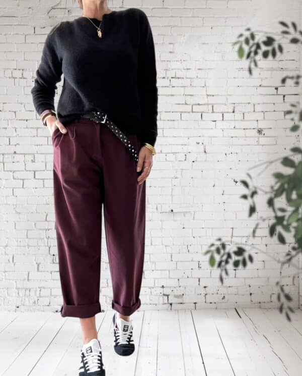Pull noir en baby alpaga – Image 4