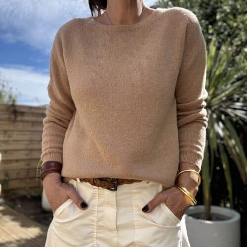 Pull camel en baby alpaga