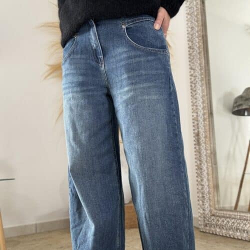 jean boyfriend Jérémiel bleu