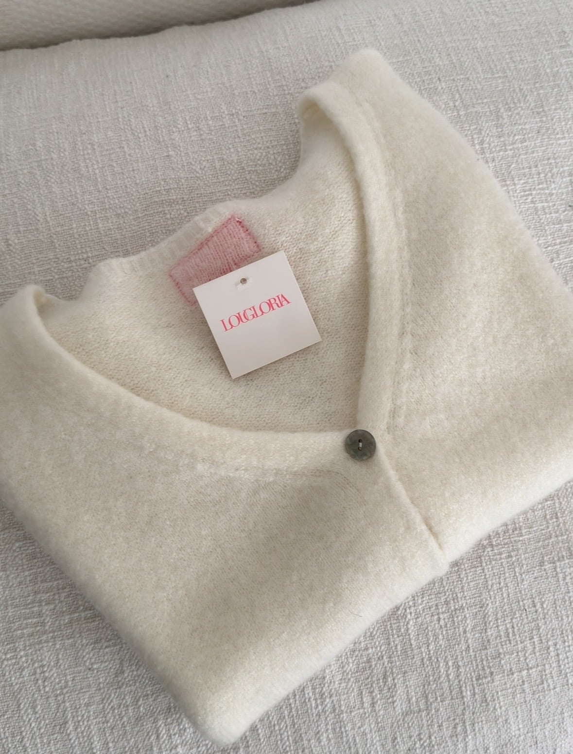 Gilet écru en baby alpaga Forséti – Image 7