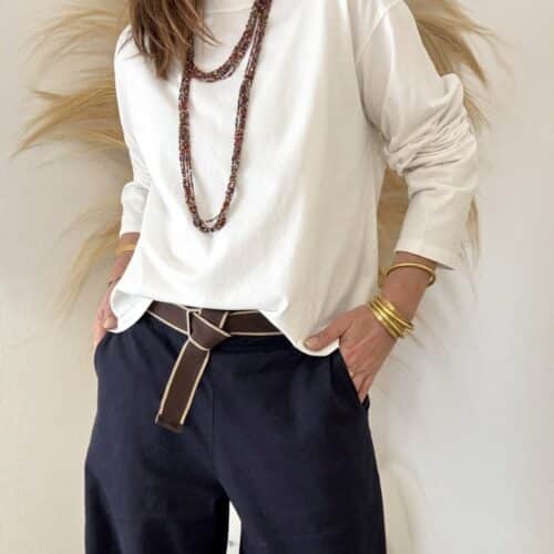 T-shit Armand en coton blanc