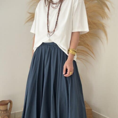 T-shit blanc Greg en coton épais