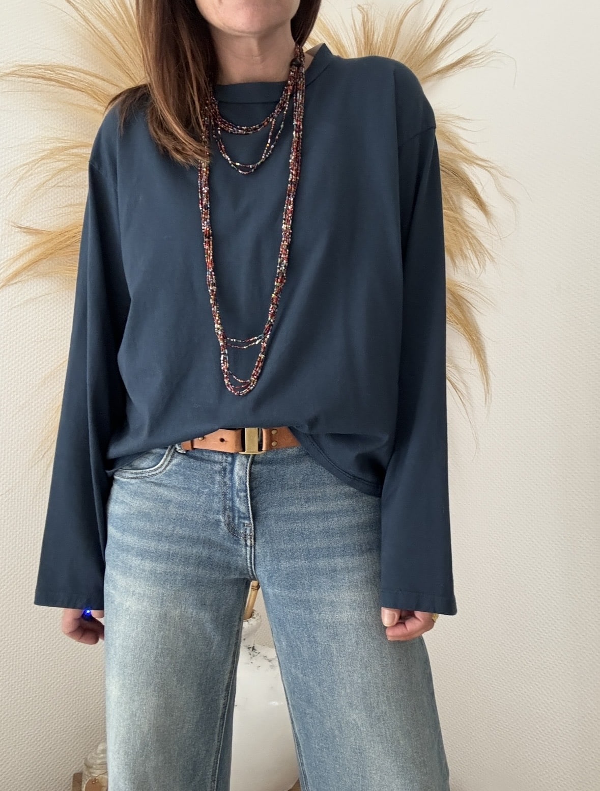 T-shit Armand en coton marine – Image 6