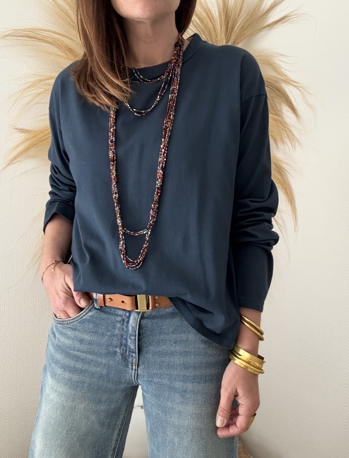 T-shit Armand en coton marine