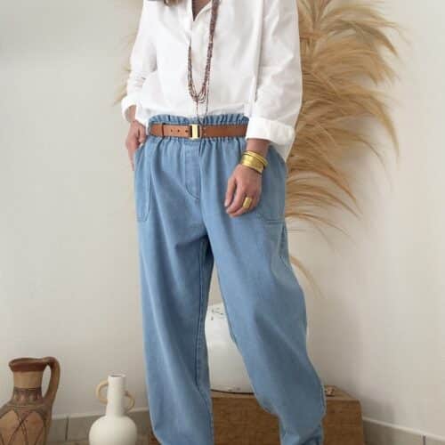 Chemise Lison en coton blanc