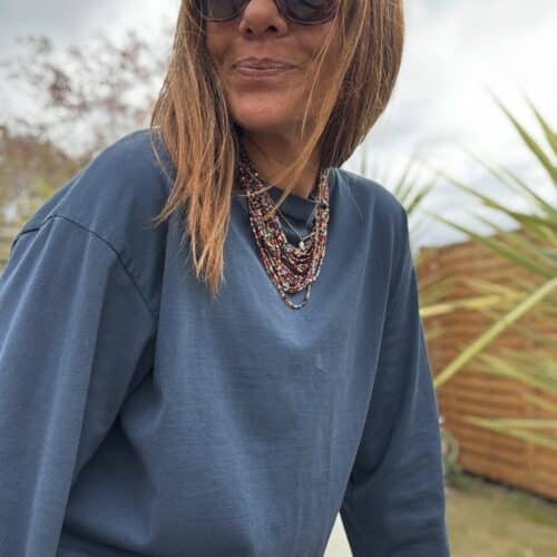 T-shit Armand en coton marine