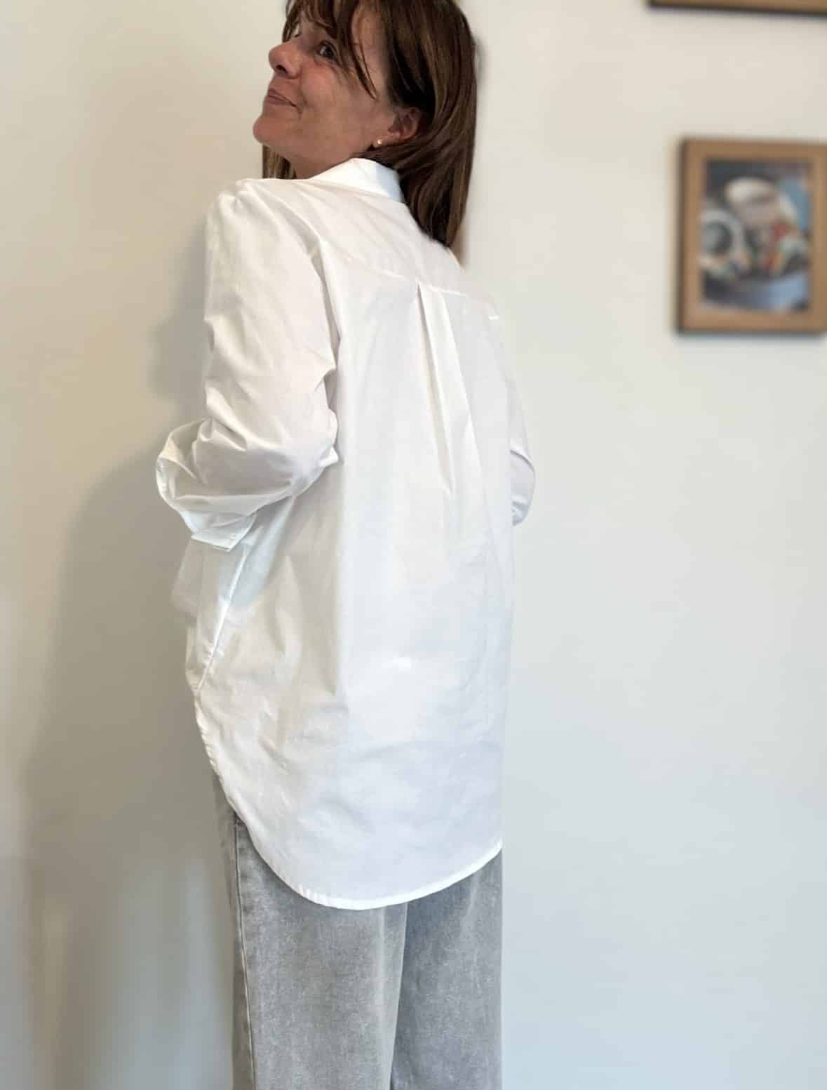 Chemise Lison en coton blanc – Image 5