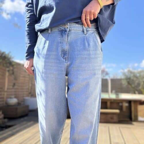 Jean balloon fit bleu clair Talyssa