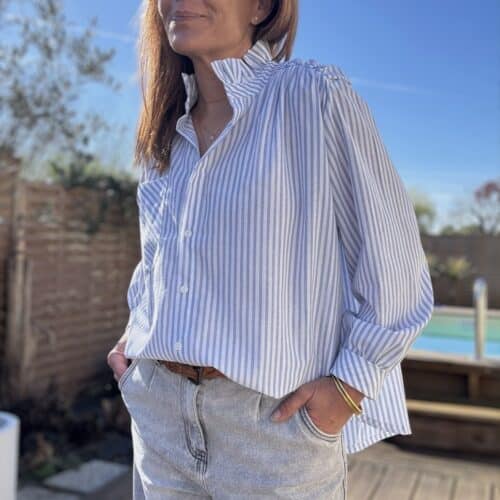 Chemise ample rayée Nollie