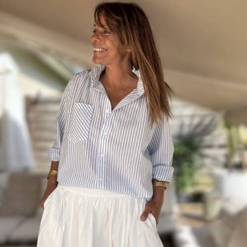 Chemise ample rayée Nollie