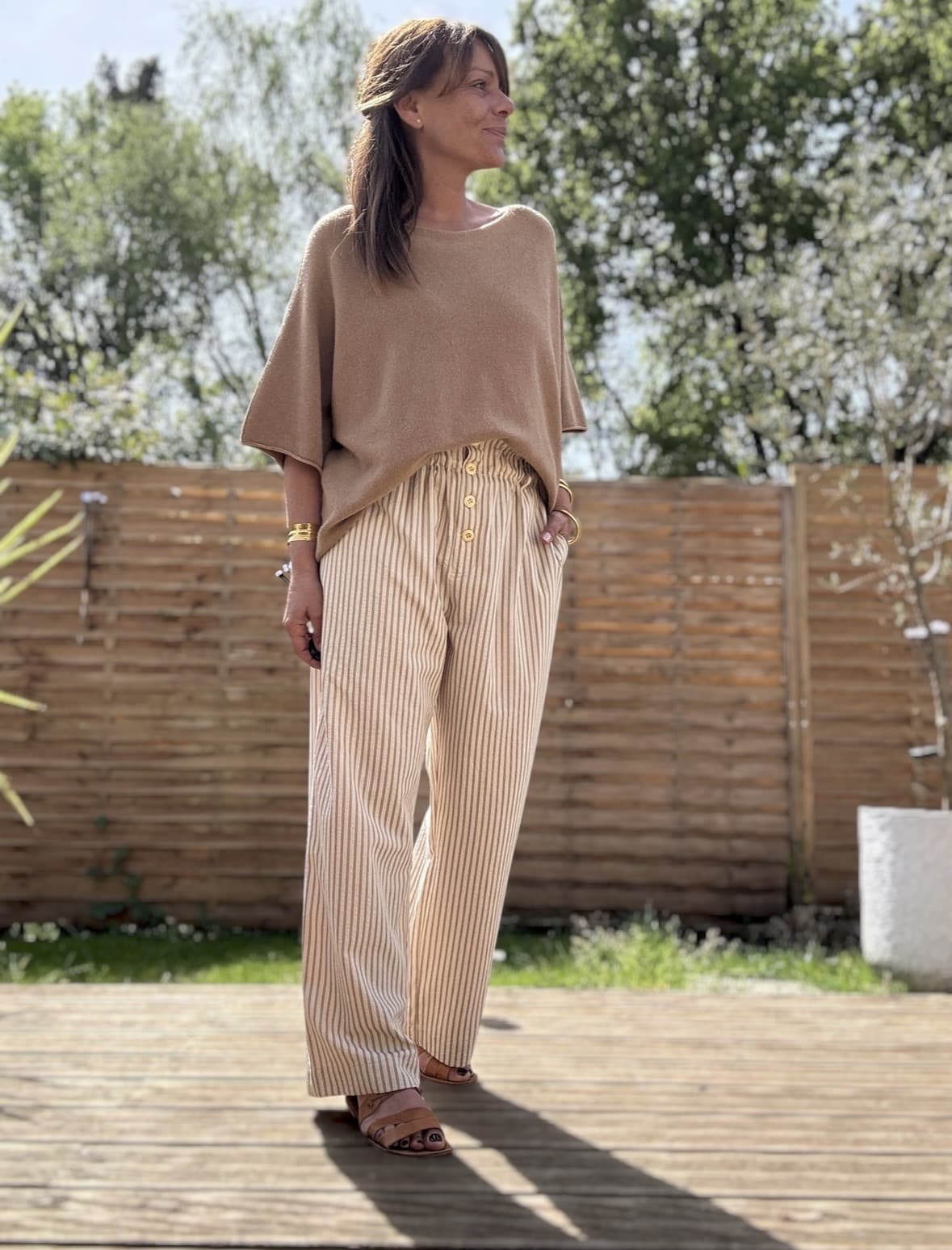 Pantalon rayé Eulalie – Image 2