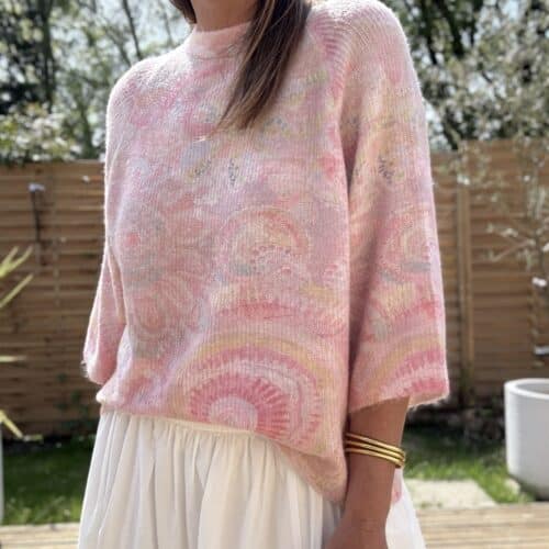 Pull Bohème en alpaga