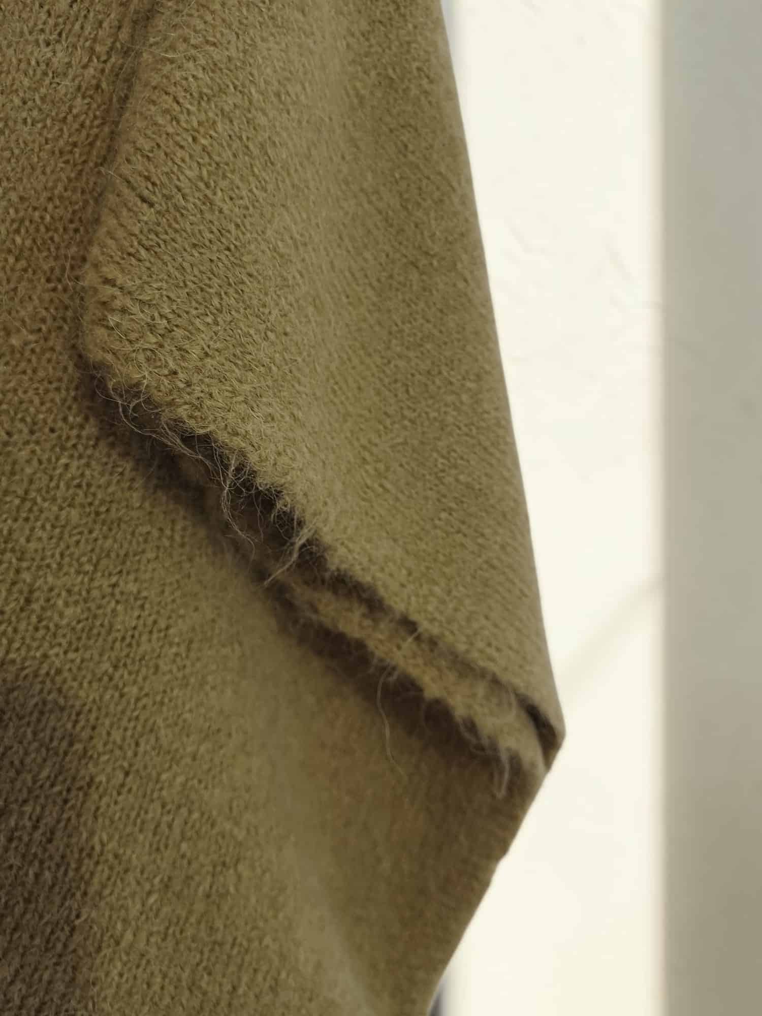 Pull chauve-souris en baby alpaga olive Niko – Image 5