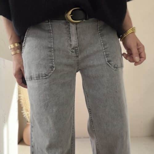 Jean Nathan gris coupe droite large