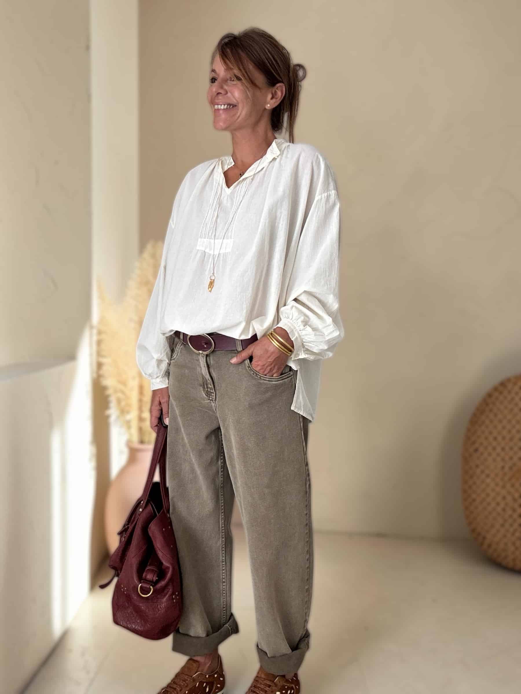 Jean barrel Isidor kaki – Image 5