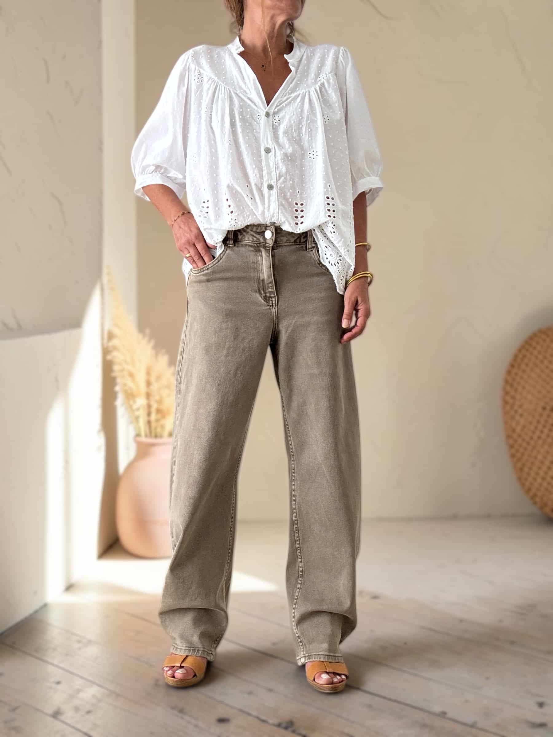 Jean barrel Isidor kaki – Image 4