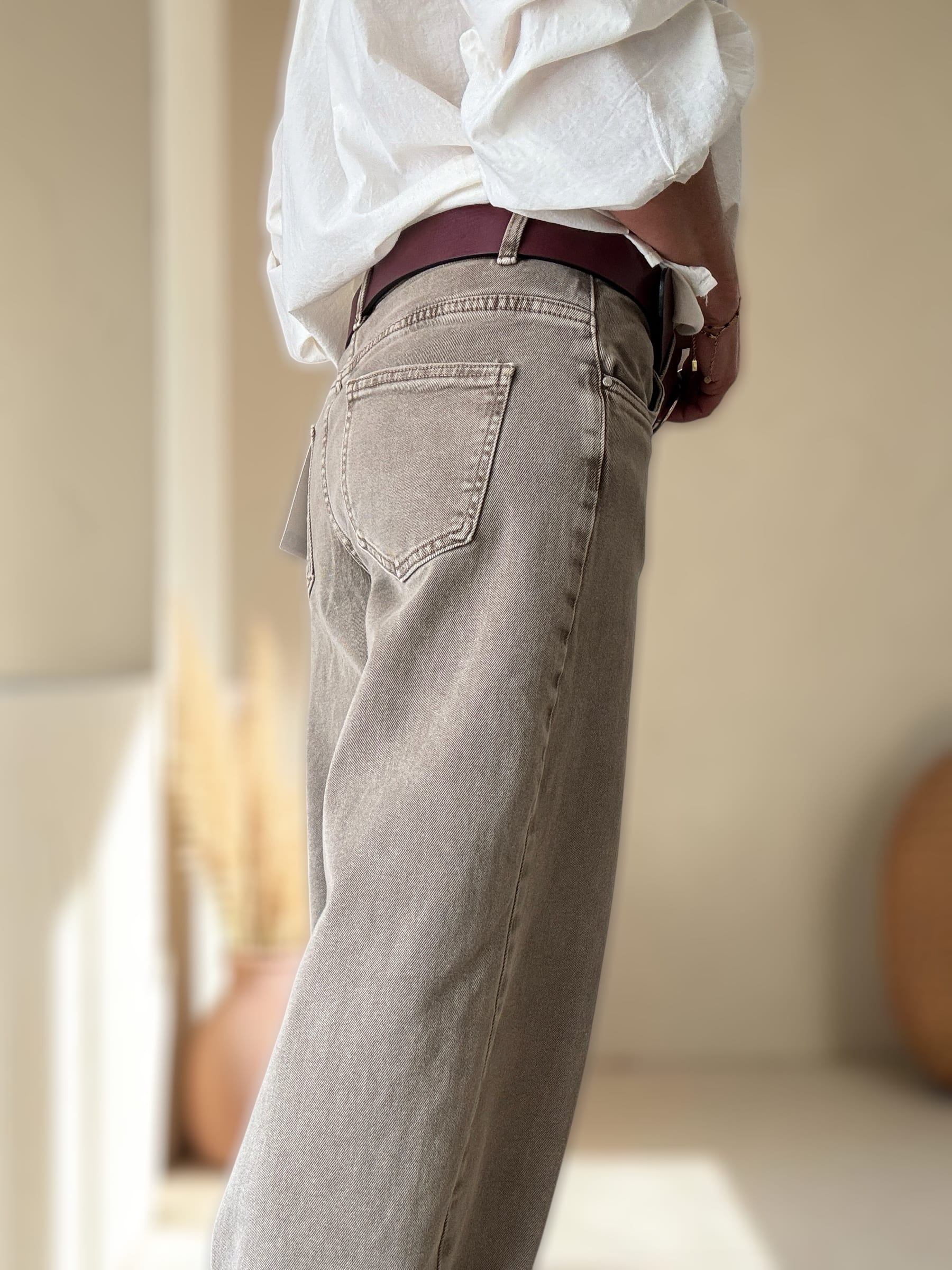 Jean barrel Isidor kaki – Image 3
