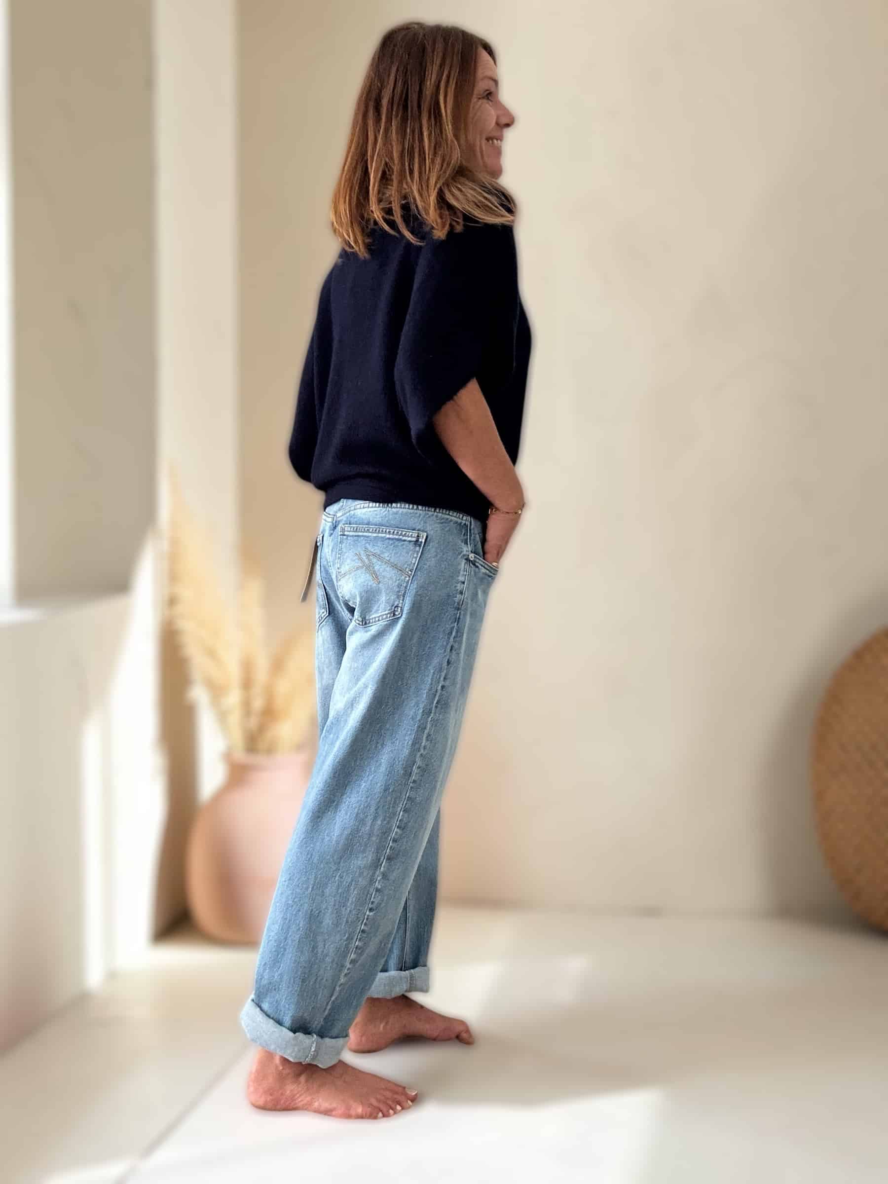 Jean Ygor bleu coupe boyfriend – Image 5