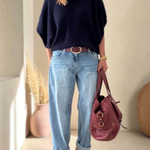 Jean Ygor bleu coupe boyfriend