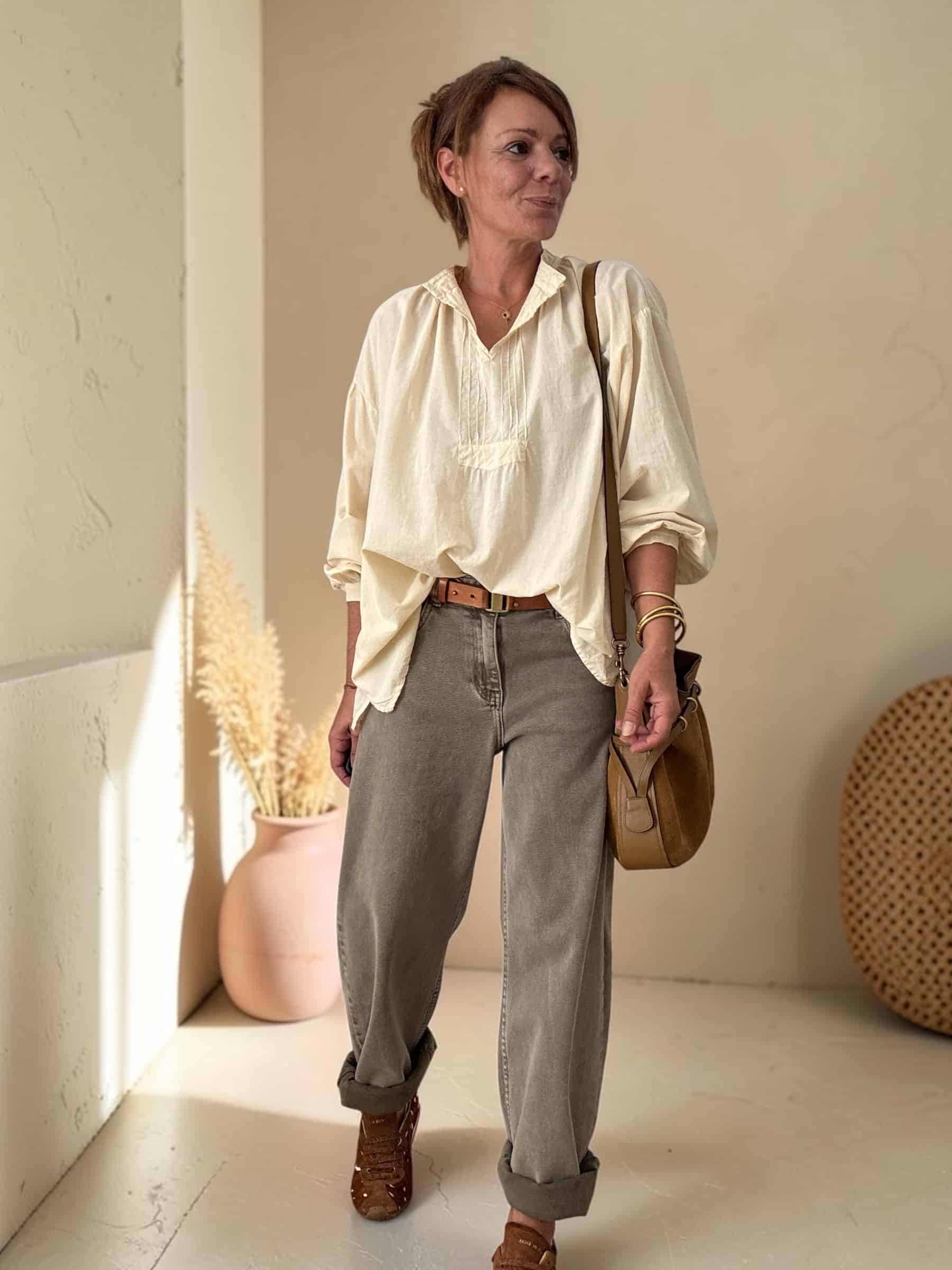 Jean barrel Isidor kaki – Image 7
